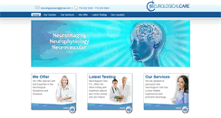 Desktop Screenshot of neurologicalcareonline.com