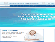 Tablet Screenshot of neurologicalcareonline.com